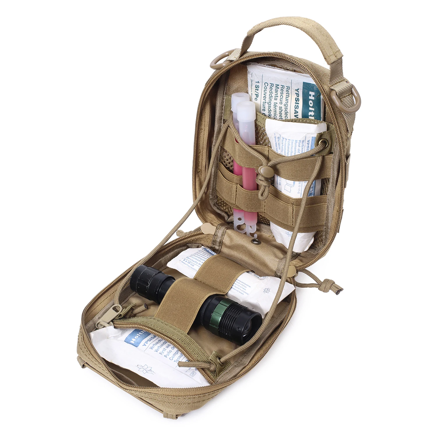 Molle EDC-riñonera pequeña para deportes al aire libre, bolsa organizadora de accesorios de pesca, senderismo, Camping y caza - imagen 3