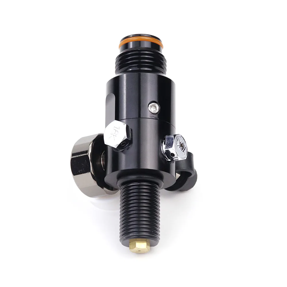 HPA 4500PSI Válvula reguladora de cilindro de tanque de aire Roscas 5/8 "-18UNF Presión de salida 800/1800/2000PSI - imagen 3