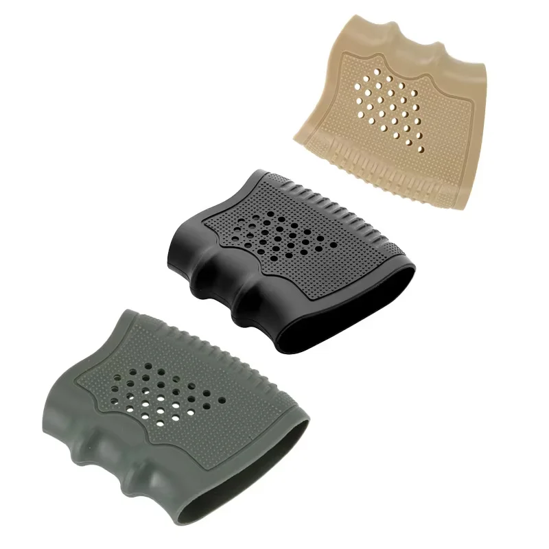 Funda de guante de agarre de goma táctica, empuñaduras ventiladas sin cordones para Glock - imagen 5