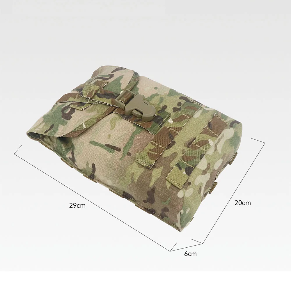 Bolsa de Panel trasero de chaleco táctico antiestático con bolsillo de señal de bloque SFLCS Digital para exteriores - imagen 4