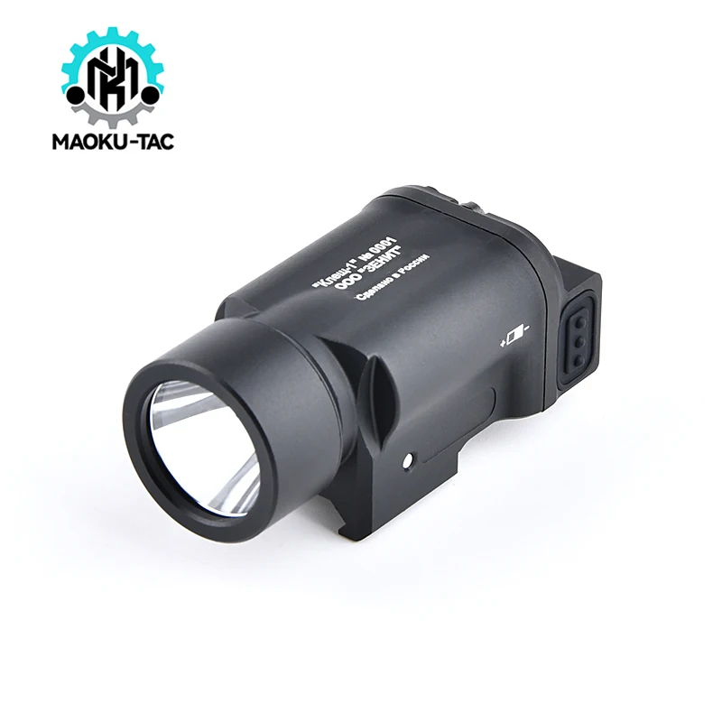 WADSN-linterna táctica de KLESCH-1 de Metal, 400 lúmenes, accesorios LED para arma Airsoft, Rifle de caza, iluminación apta para G17 G18 G19 - imagen 3