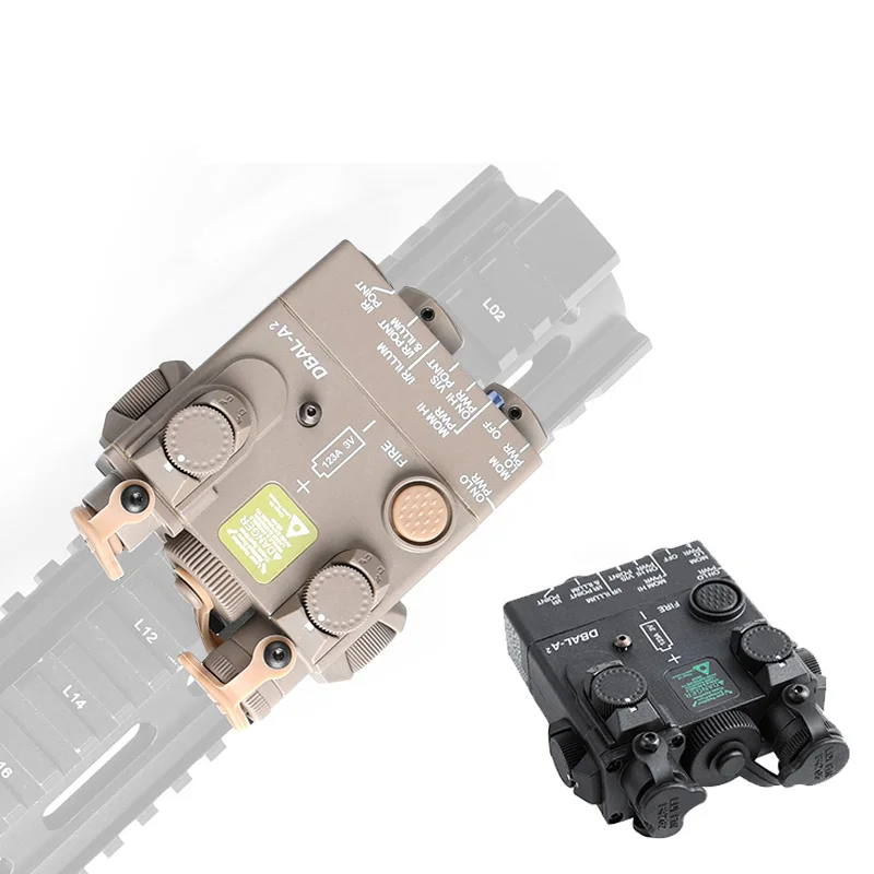 Caja de batería de DBAL-A2 táctica, caja de láser ficticia no funcional, apta para caza, 20mm, Arma de riel, explorador, Airsoft, decorativa - imagen 4