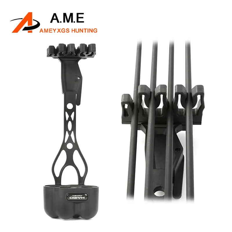 Carcaj de flecha de liberación rápida que puede contener 4 flechas, Material de nailon reforzado, olla de flecha, arco compuesto, tiro con arco, objetivo de caza - imagen 2