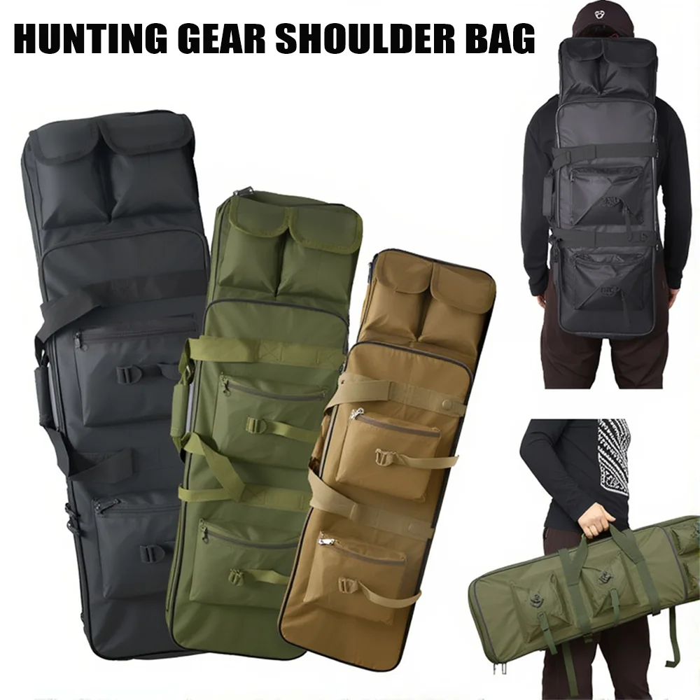 Bolso de hombro para equipo de caza, mochila tipo pistola M, L y XL, juego de rifle de francotirador, accesorios de tiro deportivo suave a gas - imagen 2