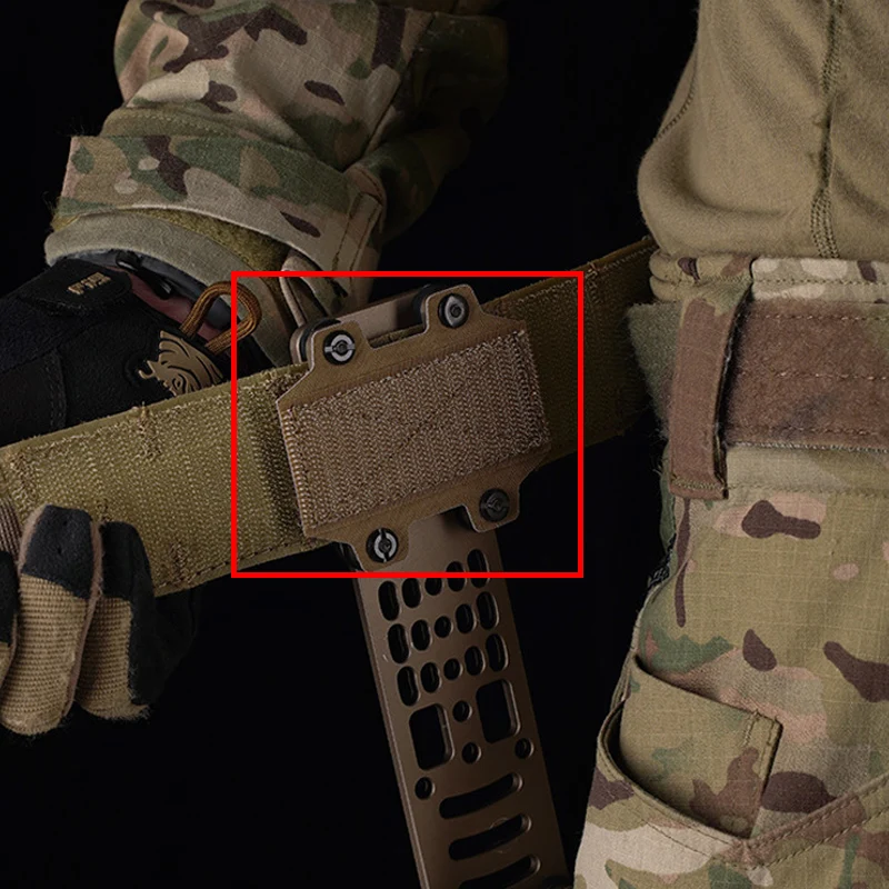 MHA-Puente de gancho y bucle, adaptador de funda Modular táctica, montaje para Panel, sistema de funda para cinturón de batalla de dos piezas, equipo táctico