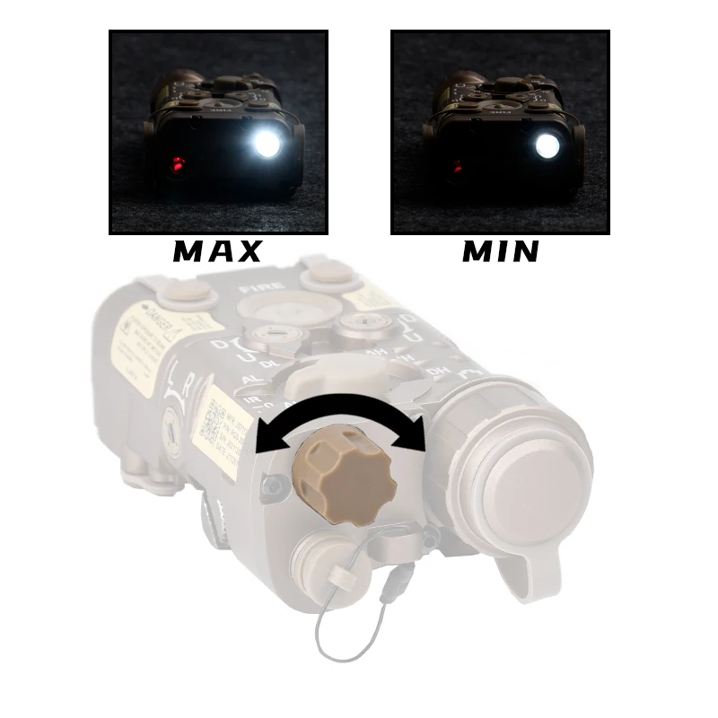 L3 NGAL Metal rojo verde azul láser PEQ MAWL DBAL OGL PERST Surefir M300A M600C linterna AXON interruptor trasero de Control de doble función - imagen 3