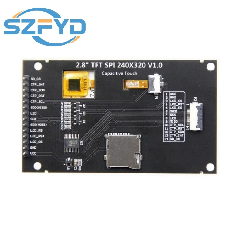 Pantalla TFT táctil 2.8" ILI9341V SPI 240×320 - imagen 2
