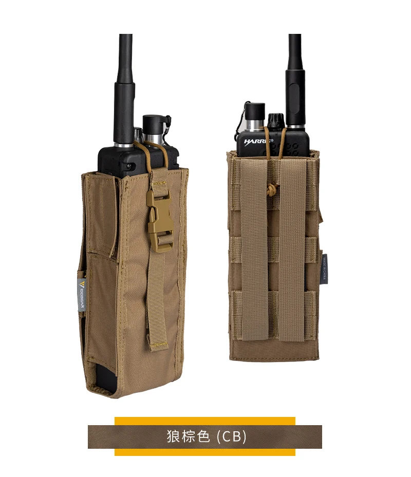 Accesorios universales para chaleco táctico, bolsa para walkie-talkie PRC148/152, bolsa para Radio - imagen 3