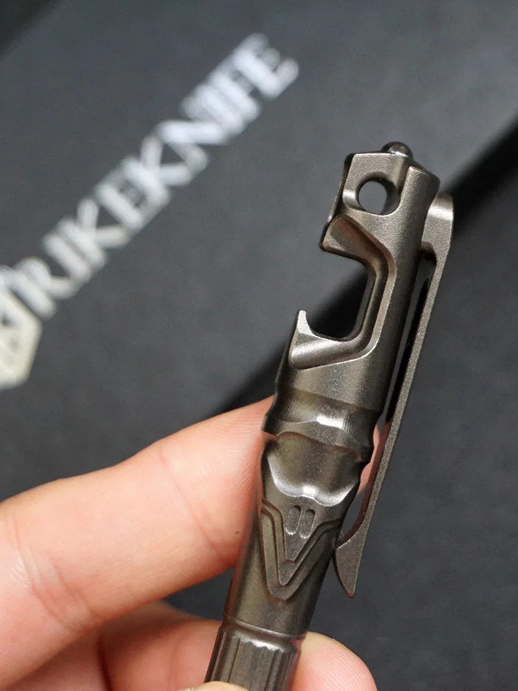 Abrebotellas multiherramienta Edc, palanca de cascabel para ventana exterior, aleación de titanio - imagen 3