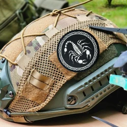 Parche táctico velcro Scorpion – Insignia de moral para mochila
