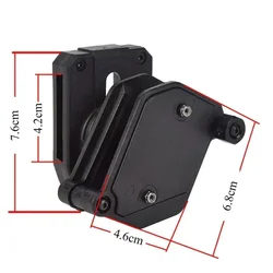 Bolsa táctica IPSC multiángulo para cargador velocidad y cinturón tiro