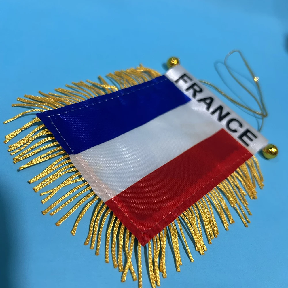 SKY FLAG Bandera Coche Francia – Poliéster Doble Cara - imagen 5