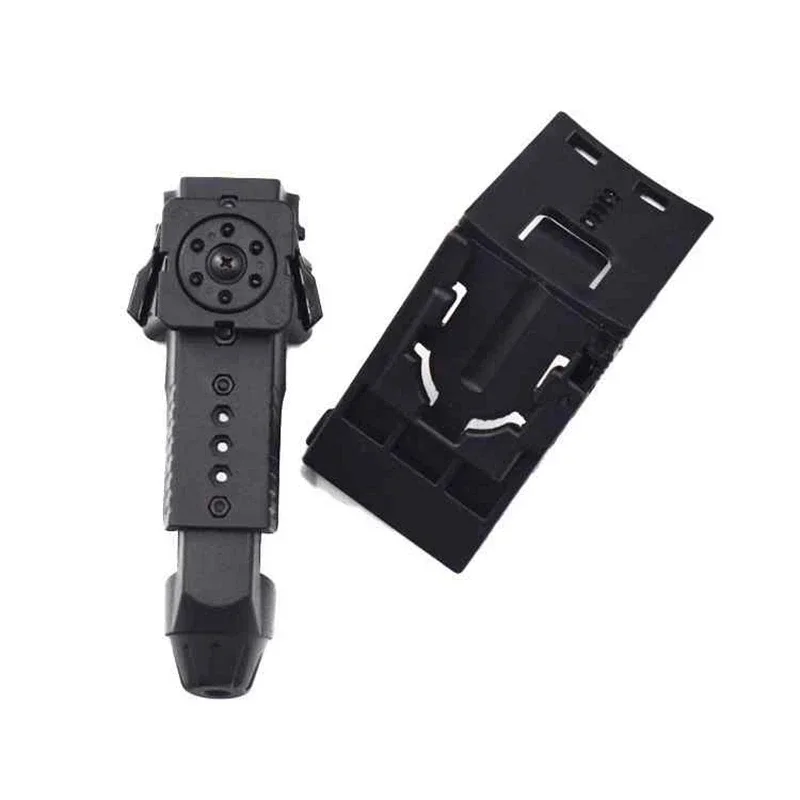 Funda táctica para bastón MOLLE, funda cartuchera para cinturón de servicio, soporte para pulverizador, bolsa para linterna con Clip para cinturón giratorio 360 - imagen 5