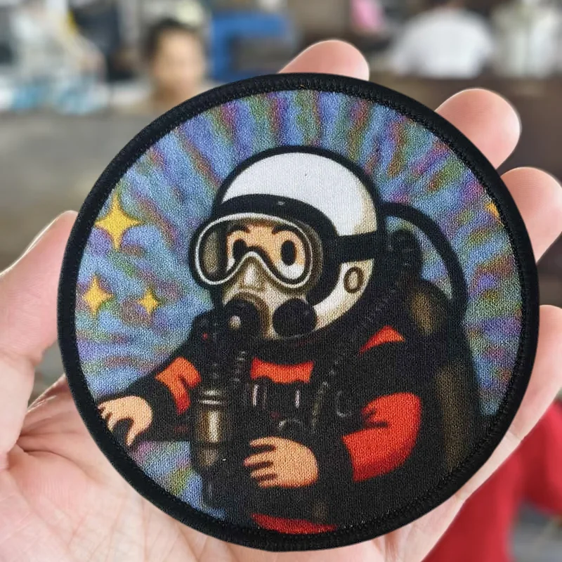 Parche táctico con gancho y bucle para mochila, insignia militar - imagen 4