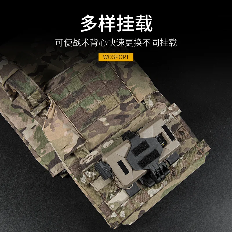 Chaleco táctico Panel MOLLE Montaje a presión Variedad de soportes Adecuado para la especificación THORAX - imagen 4