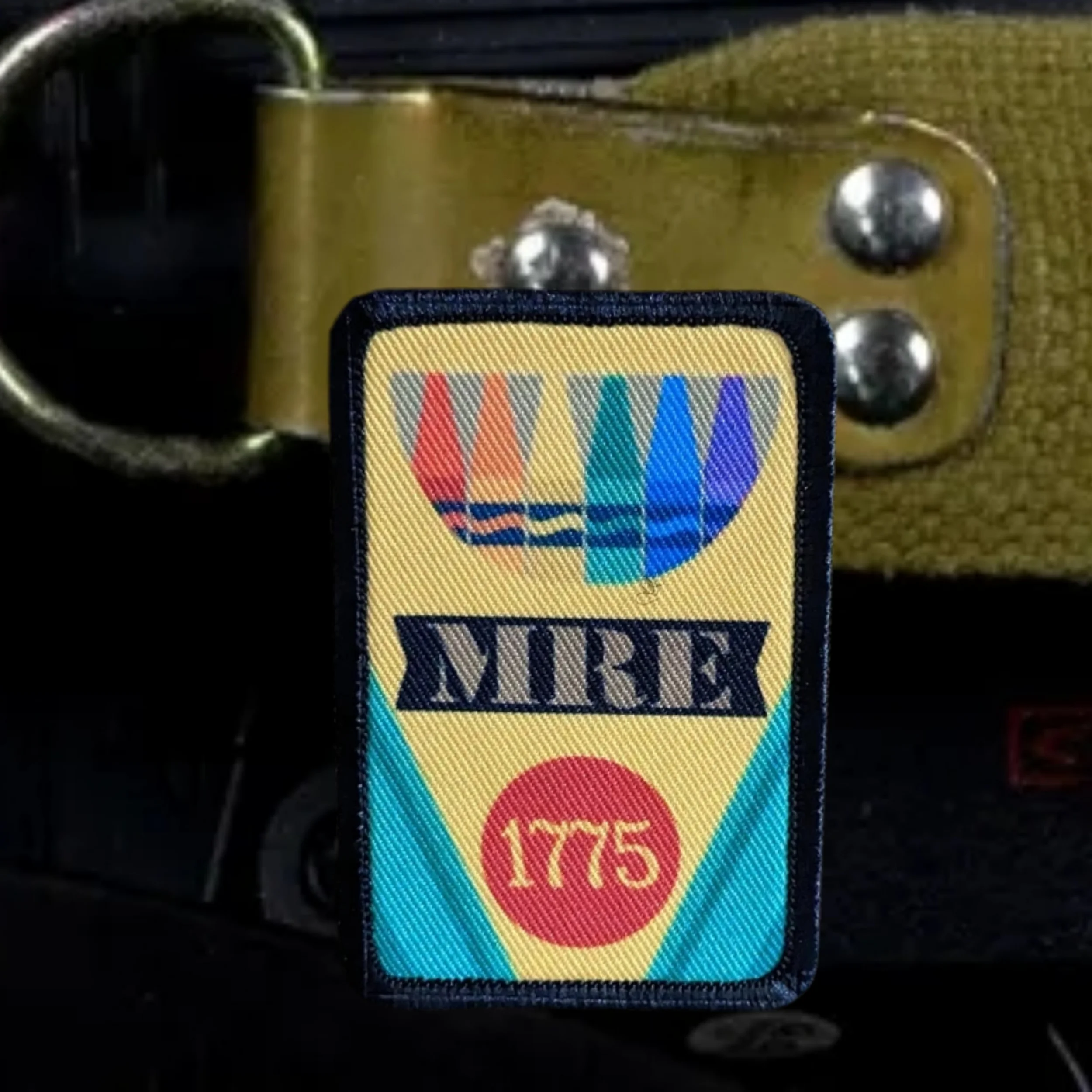 Parches de meme marino Crayon Eaters, ration, sabors rojos como cereza, insignia de moral táctica, gancho y bucle, pegatinas para mochila al aire libre - imagen 3