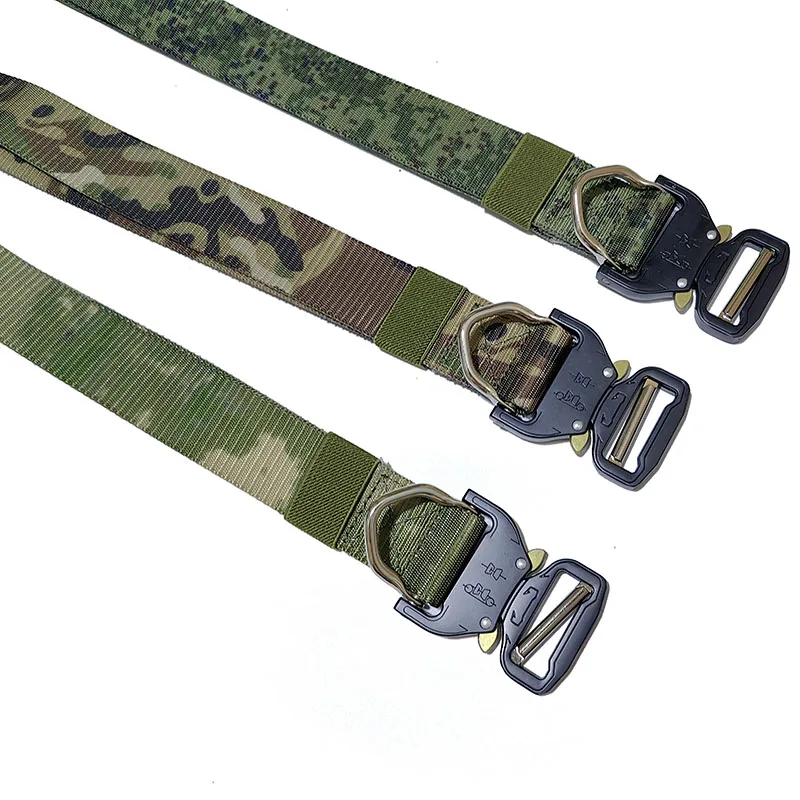 Cinturón de Cintura interior táctico de camuflaje Digital EMR ruso, hebilla de Metal de liberación rápida