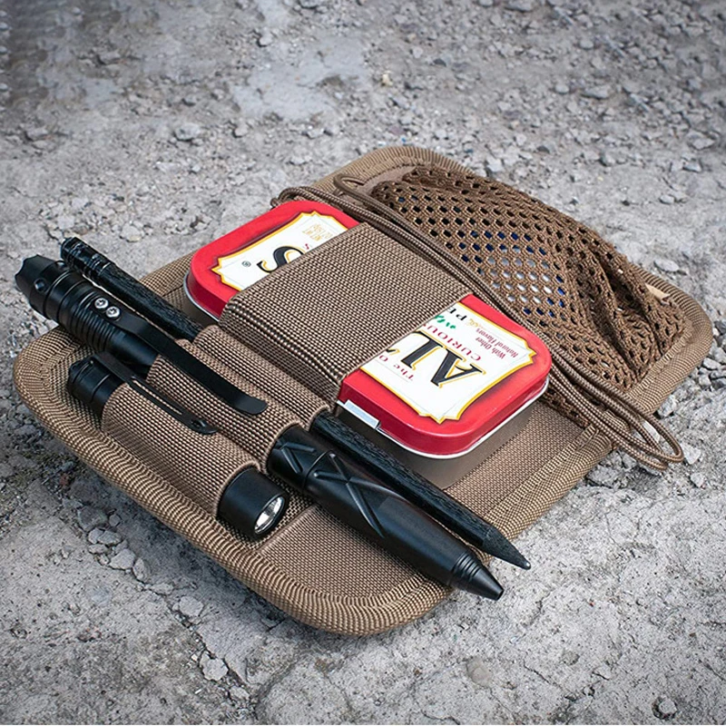 Organizador de Panel de inserción de bolsa táctica, Panel de administración de utilidad, organizador Modular de gancho y bucle con sujetadores de gancho para mochila de paquetes - imagen 4