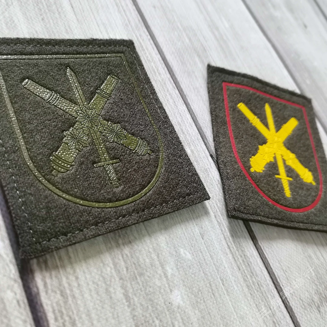Sistema de Identificación ruso VKBO, parche de brazalete de artillería - imagen 3
