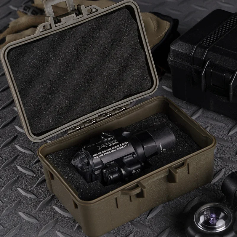 Caja de almacenamiento táctica de dos tamaños para exteriores, multifunción, versátil, protección láser, linterna médica EDC, estuche de almacenamiento impermeable - imagen 2