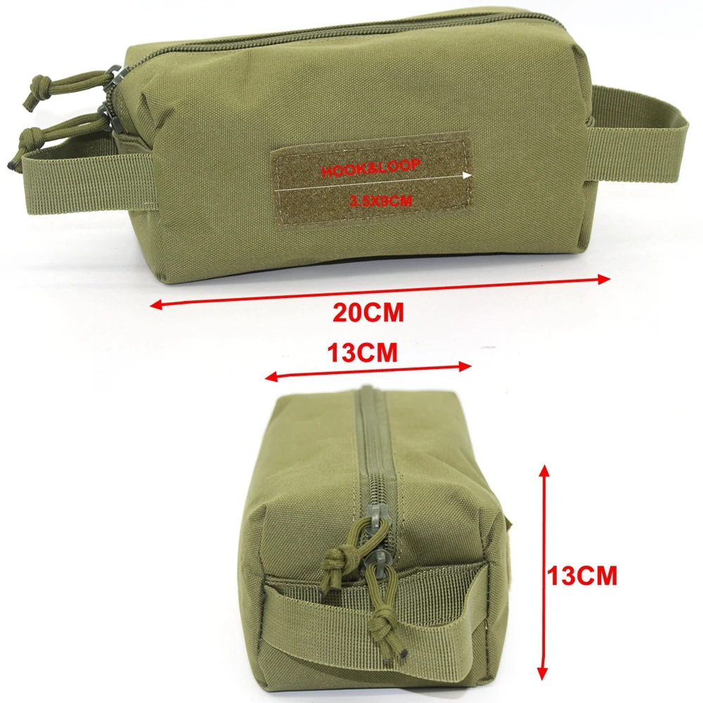 Bolsa pequeña de artículos diversos para caza al aire libre, kit de almacenamiento táctico de primeros auxilios, bolsa de clasificación portátil, kits de viaje, novedad 1000d - imagen 4