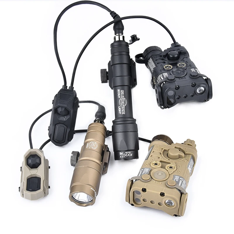 Linterna táctica Surefir M600C M300A WADSN NGAL láser rojo verde azul punto IR atenuación AXON interruptor Airsoft Scout Accesorios - imagen 3