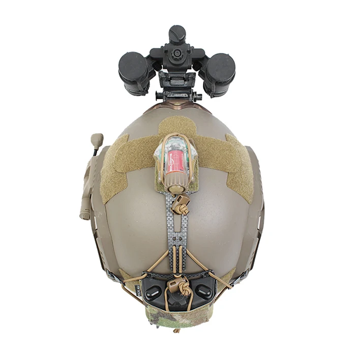 Caja de batería PEW Tactical PVS31 NVG, sistema de retención, bolsa para casco, marco de carbono estilo FERRO - imagen 3