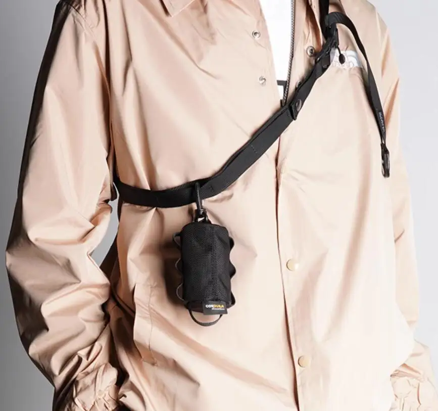 Bolsa de almacenamiento portátil para exteriores, bolsa colgante funcional de nailon balístico, mini bolsa de almacenamiento de tambor, kit de herramientas para llaves - imagen 3