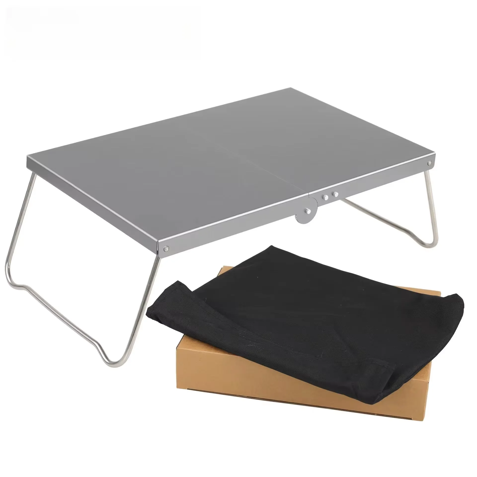 Mesa plegable aluminio ultraligera portátil para camping y outdoor - imagen 2