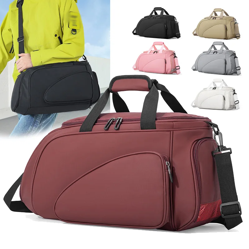 Bolsa de gimnasio para Fitness, separación en seco y húmedo, para viajes al aire libre, bolso de entrenamiento deportivo, compartimento para zapatos, bolsa de Yoga para natación de gran capacidad - imagen 2