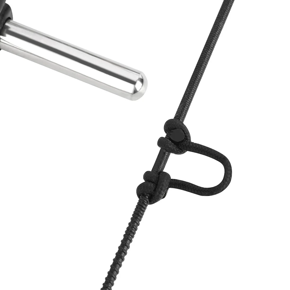 1m D bucle cuerda tiro con arco arco compuesto 39 "D anillo hebilla cuerda Material de polietileno liberación tiro al aire libre accesorios de caza - imagen 2