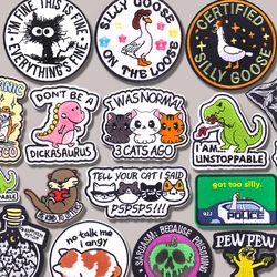 Patch bordado termoadhesivo animales para chaquetas y mochilas