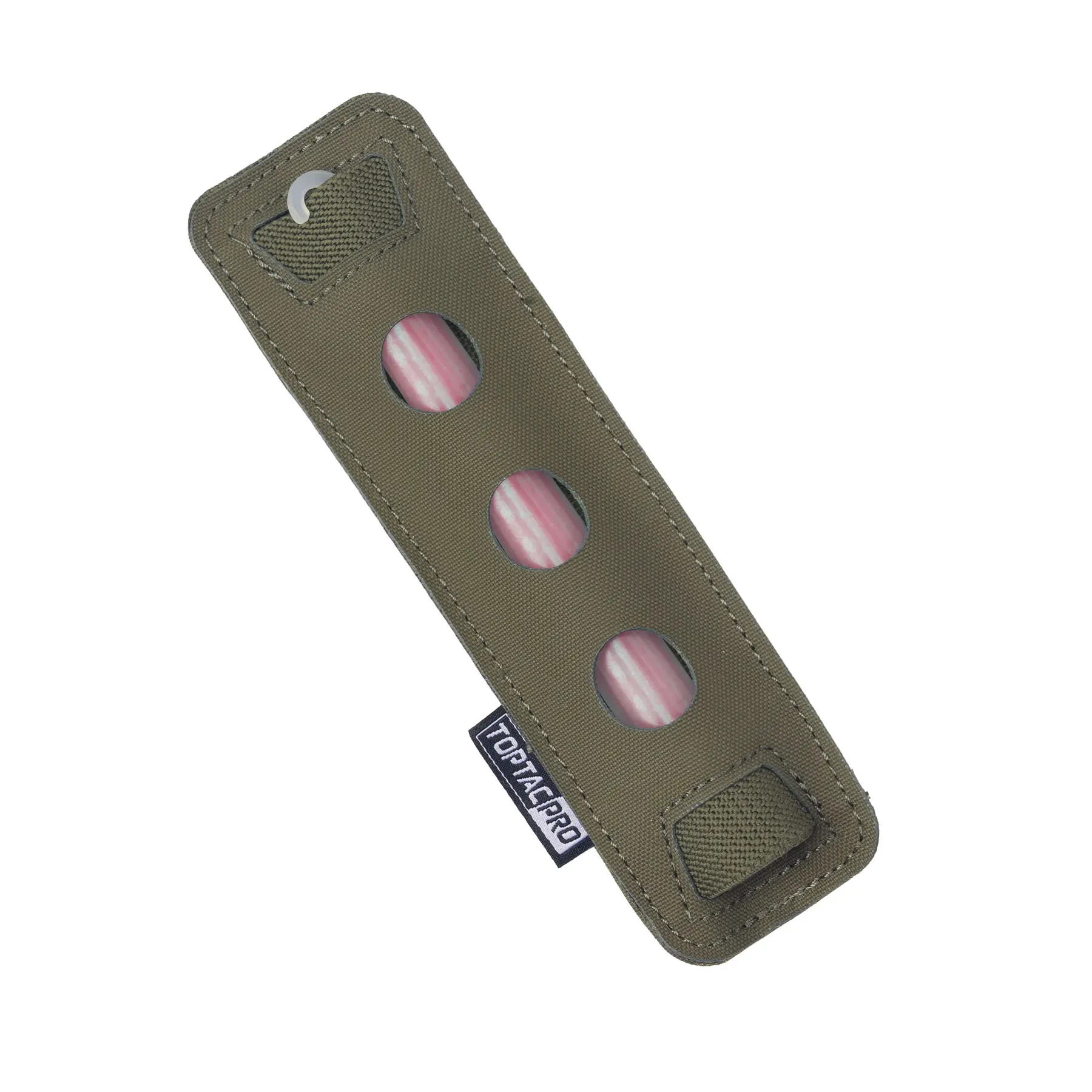 TOPTACPRO bolsa táctica para barras luminosas fluorescencia Chemlight engranaje gancho y bucle 8523 - imagen 2