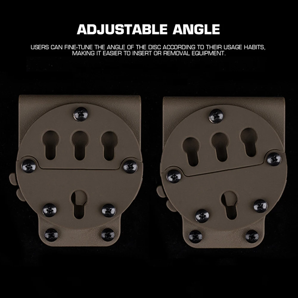 Funda táctica G-CODE adaptador portátil cinturón de combate Base de montaje ajustable caza tiro Airsoft Mag bolsa funda Accesorios - imagen 2