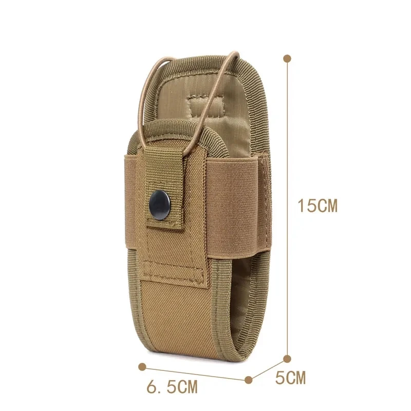 Bolsa táctica militar Molle para walkie-bag, bolsillo de cintura, soporte de Radio de nailon, bolsa Mag para policía, Camping, caza, revista - imagen 3