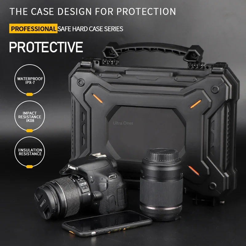 Funda protectora para cámara de pistola táctica, bolsa de seguridad, carcasa dura impermeable, caja de almacenamiento de herramientas Airsoft, accesorios de caza - imagen 5