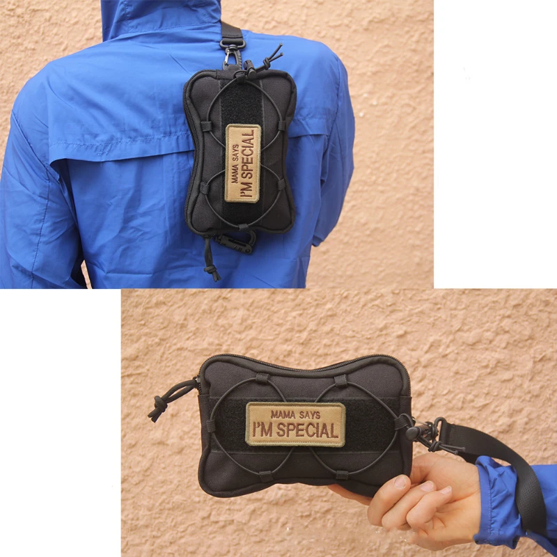 Bolsa organizadora EDC para exteriores, bolsa de caza Airsoft, soporte para teléfono, funda, bolsillo, organizador varios, bolsa de accesorios, riñonera deportiva - imagen 5