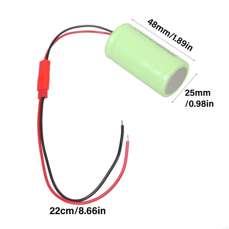 Reemplazo celda simulada LR14 C no conductora con juego conectores JST para electrónica K1KF - imagen 5