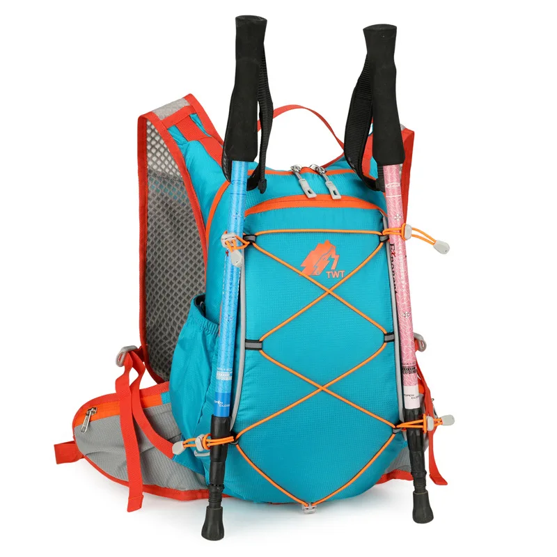 Mochila para deportes al aire libre, escalada, ciclismo, Camping, viaje, senderismo, bolsa de almacenamiento, mochila reflectante portátil para senderismo y desplazamientos para hombres - imagen 5
