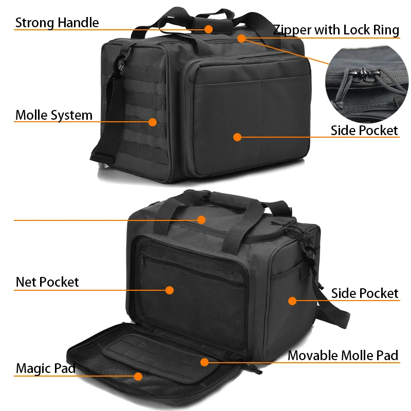 Bolsa de rango táctico para hombre, mochila duradera de nailon 600D para accesorios de caza, sistema Molle, funda Magzine, bolsa para cámara - imagen 4