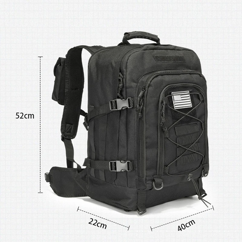 Mochila táctica de entrenamiento militar al aire libre montañismo senderismo deportes bolsa de viaje Molle caza Camping mochila de camuflaje - imagen 3