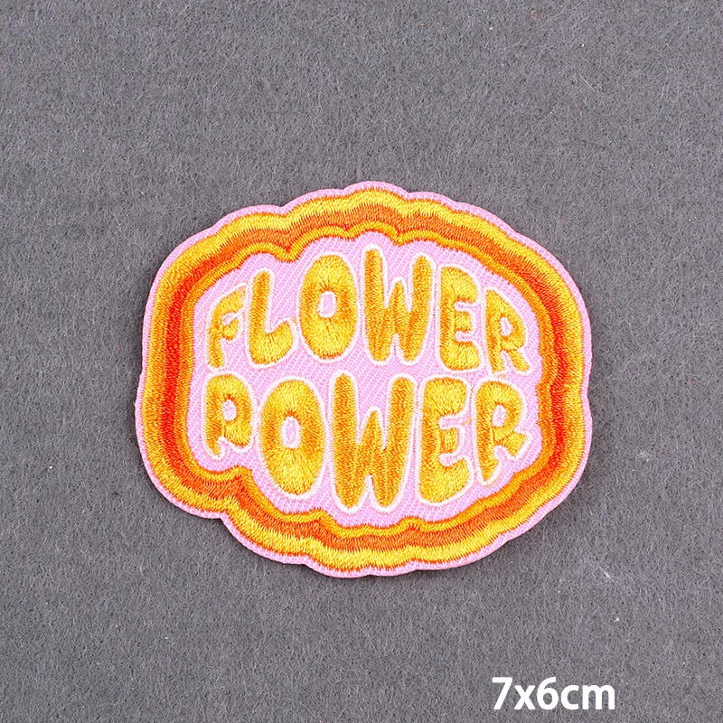 Parche bordado de letras para ropa, parches termoadhesivos para planchar, apliques de costura, bricolaje - imagen 5