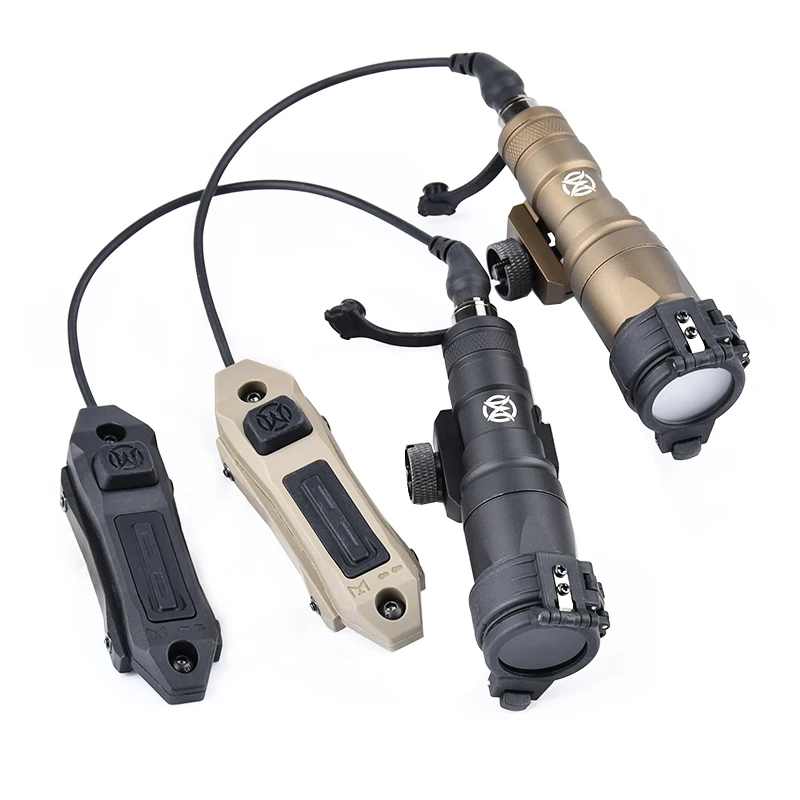 WADSN-linterna táctica SF M300, luz LED de explorador de caza, interruptor de doble función con cubierta de relleno IR para M300B M600B M300A M600C - imagen 4