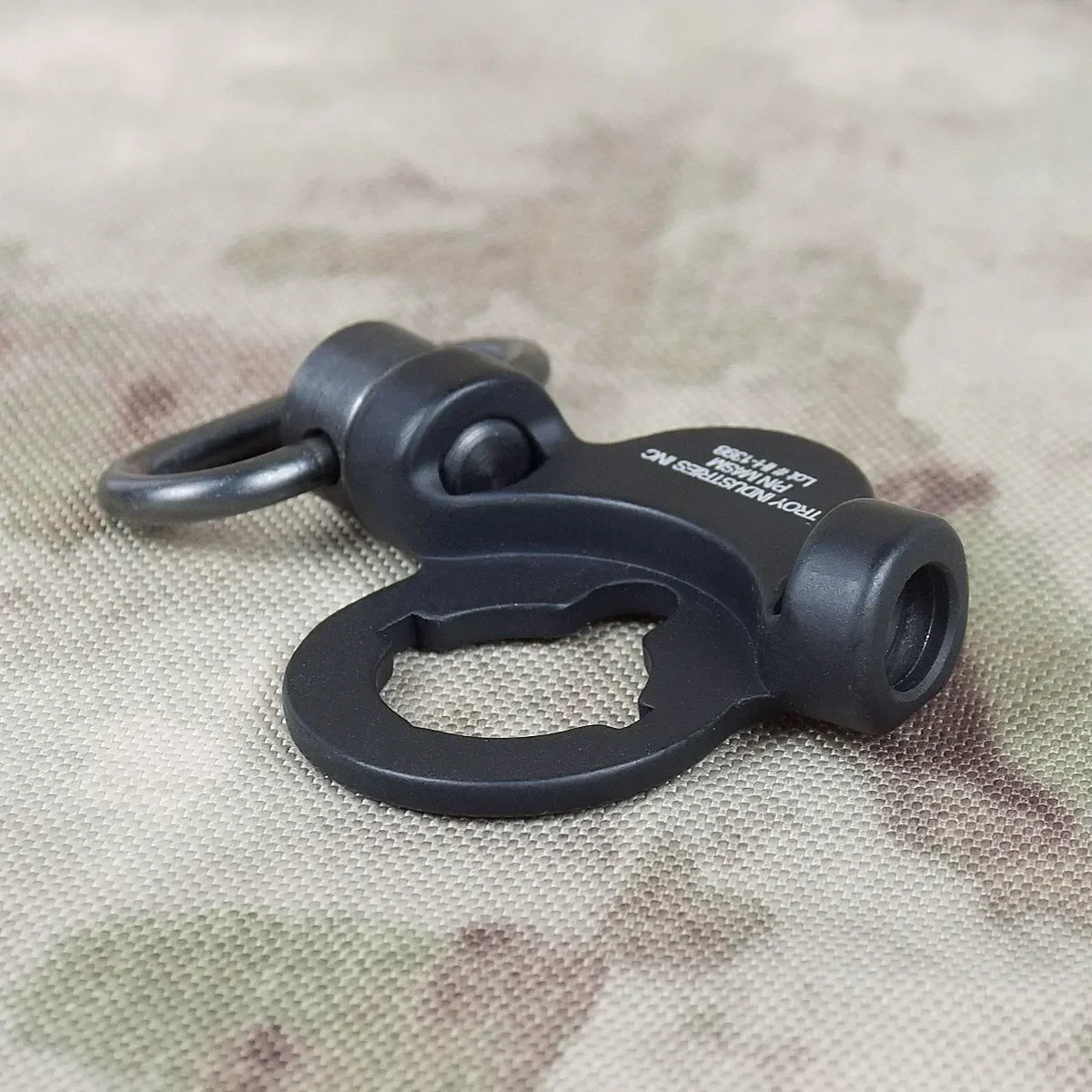 Placa de extremo de doble cara táctica, soportes de alcance flexibles, adaptador giratorio de eslinga, adaptador de botón de empuje de separación rápida apto para M4 M16 Airsof - imagen 5