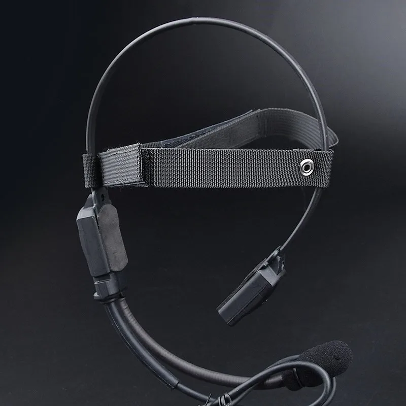 Auricular de conducción ósea militar de WADSN con señal de micrófono MH180-V auriculares Airsoft altavoz 7,0 enchufe PTT - imagen 2