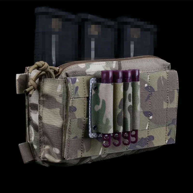 Portador de placa táctica, palo de luz, bolsa Molle, bolsa de barras luminosas, chaleco de caza al aire libre, equipo de aventura Chemlight fluorescente - imagen 5