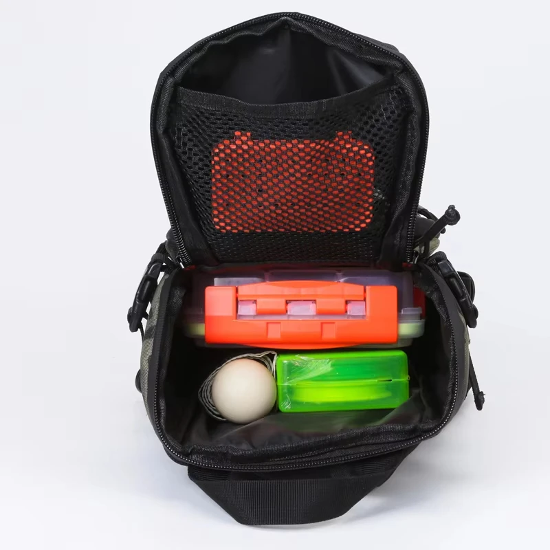 Bolsa de pecho de pesca para hombre, mochila táctica, riñonera deportiva para hombro al aire libre, senderismo, escalada, ciclismo, bolsa de Camping - imagen 4