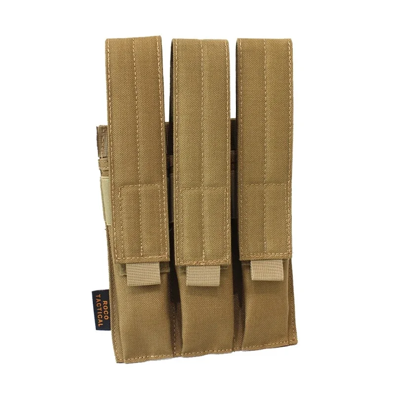 Bolsa triple portacargadores táctica MOLLE para MP5 y subfusiles - imagen 4