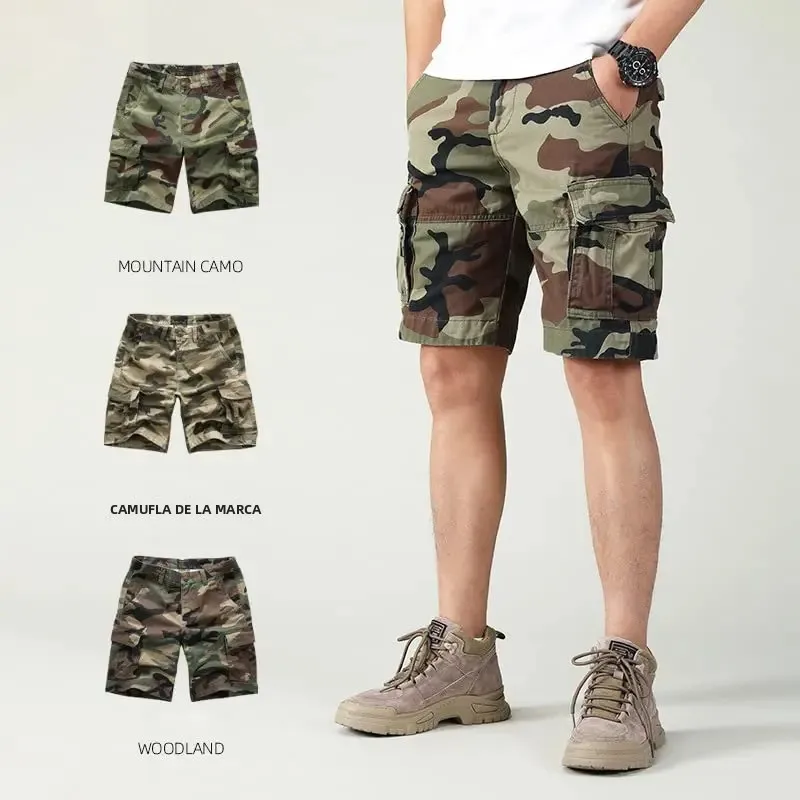 SINAIRSOFT pantalones cortos tácticos camuflaje múltiples bolsillos - imagen 5