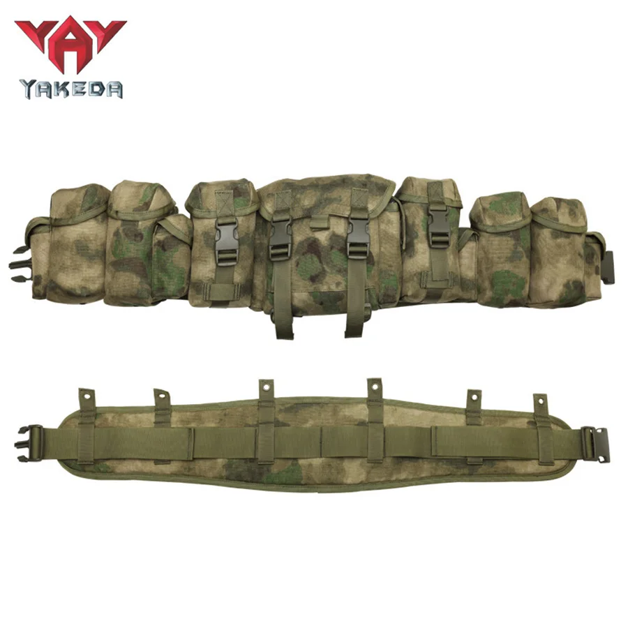 Chaleco con banda para el vientre con sistema YAKEDA MOLLE impermeable, resistente al desgaste, resistente a desgarros, ampliable y desmontable - imagen 4